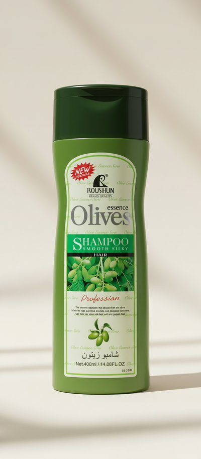 Roushun - Olives Essence Smooth Silky Hair Shampoo - 400ml